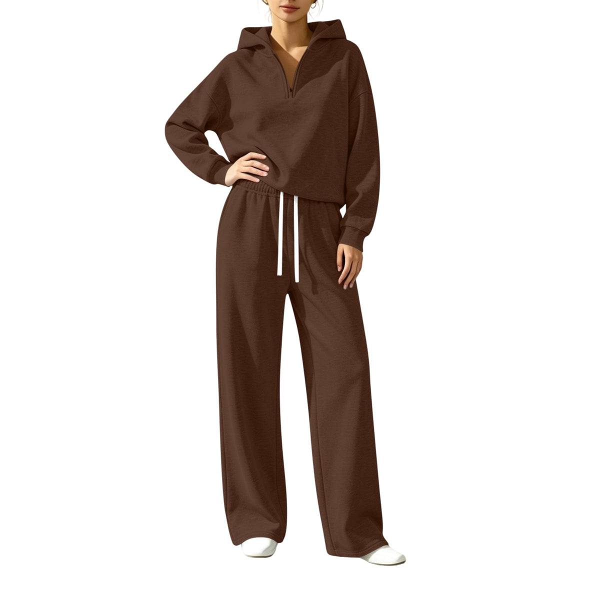 Matching Sweat Set Women Lounge Set 2 Piece Winter Tall