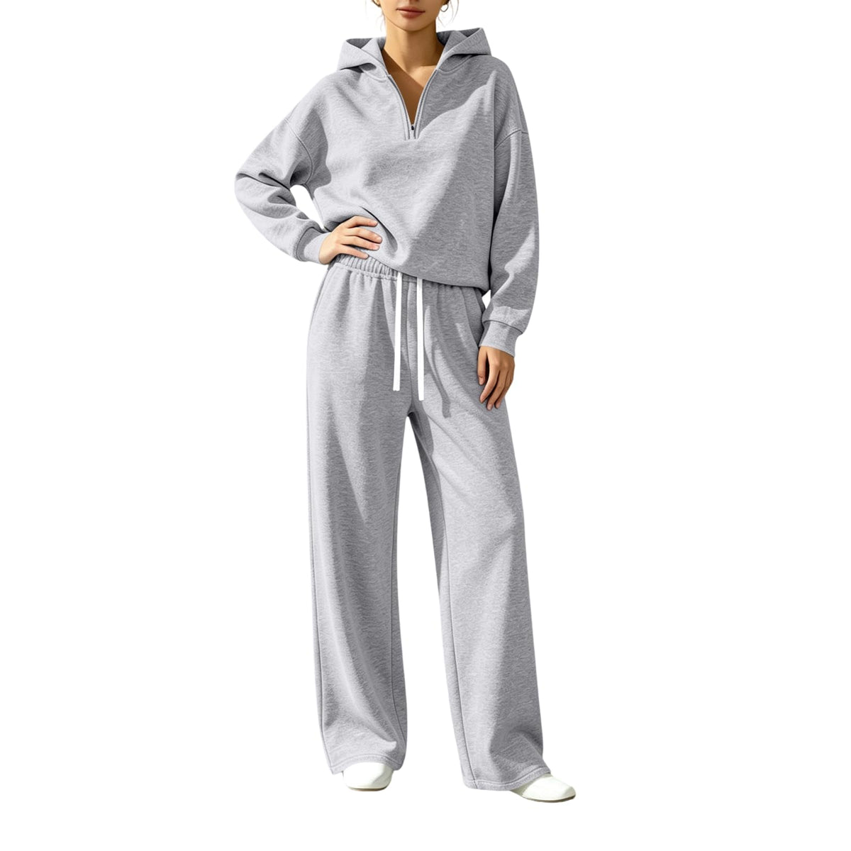Matching Sweat Set Women Lounge Set 2 Piece Winter Tall