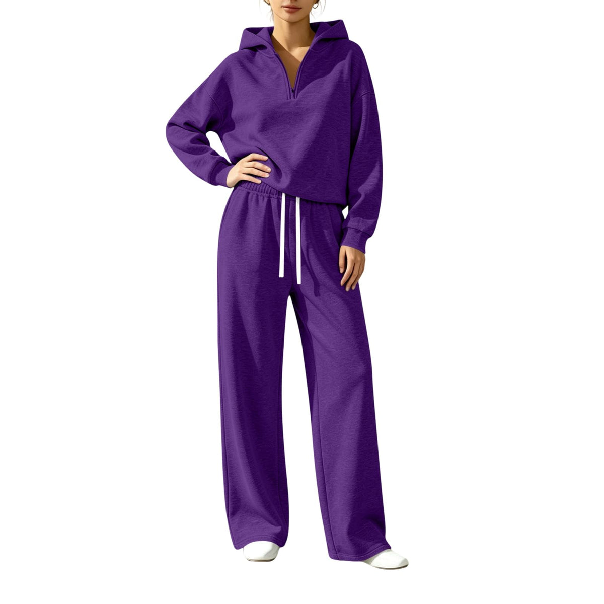 Matching Sweat Set Women Lounge Set 2 Piece Winter Tall