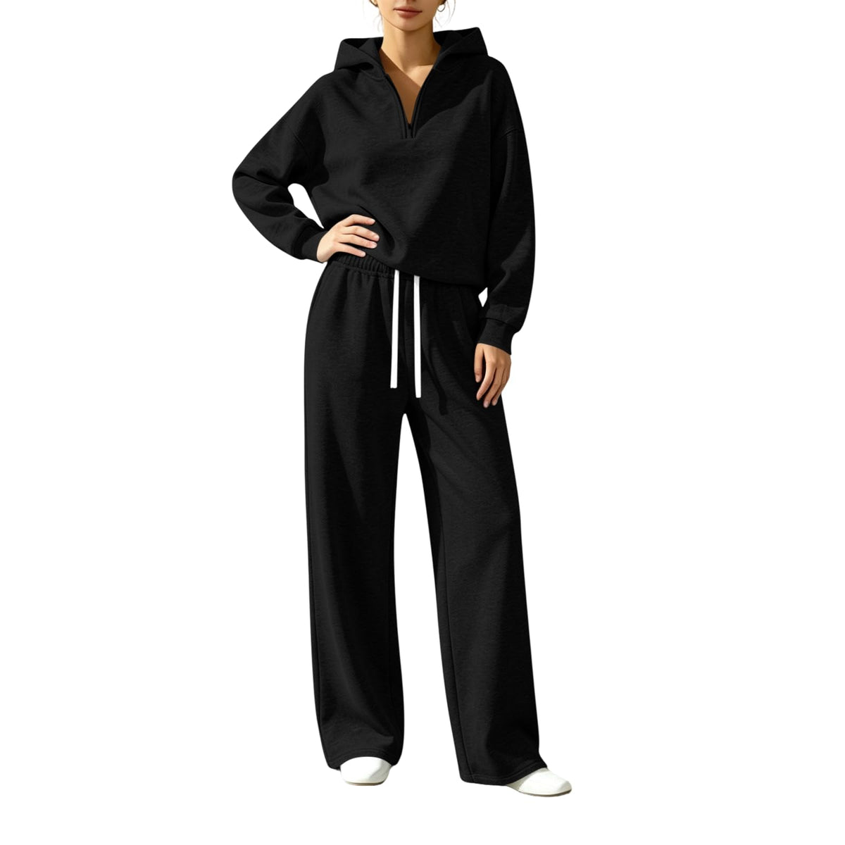 Matching Sweat Set Women Lounge Set 2 Piece Winter Tall