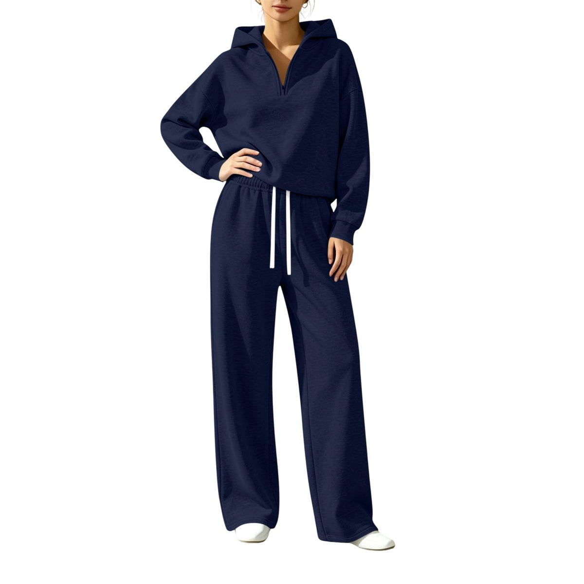 Matching Sweat Set Women Lounge Set 2 Piece Winter Tall