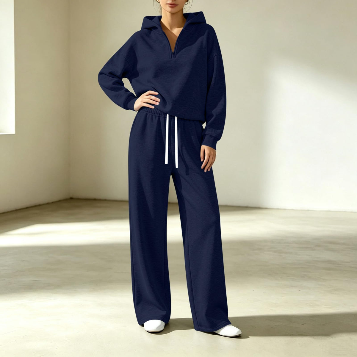 Matching Sweat Set Women Lounge Set 2 Piece Winter Tall