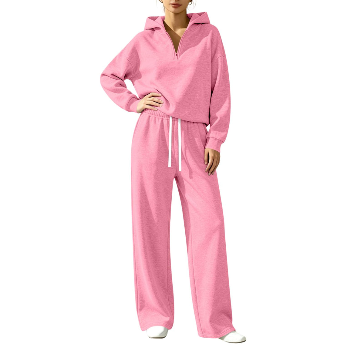 Matching Sweat Set Women Lounge Set 2 Piece Winter Tall