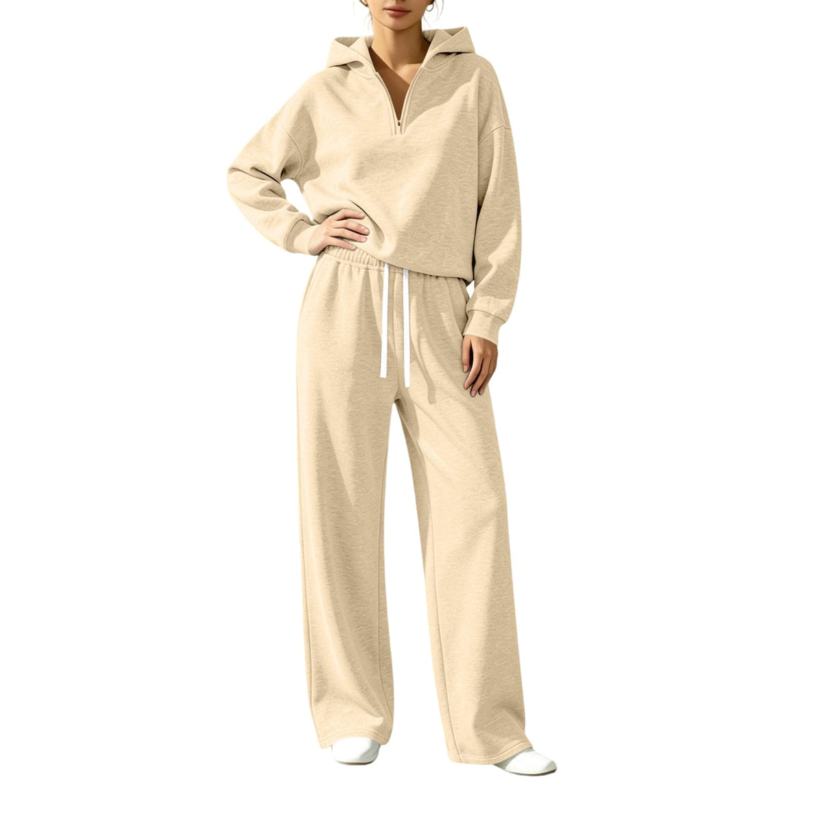 Matching Sweat Set Women Lounge Set 2 Piece Winter Tall