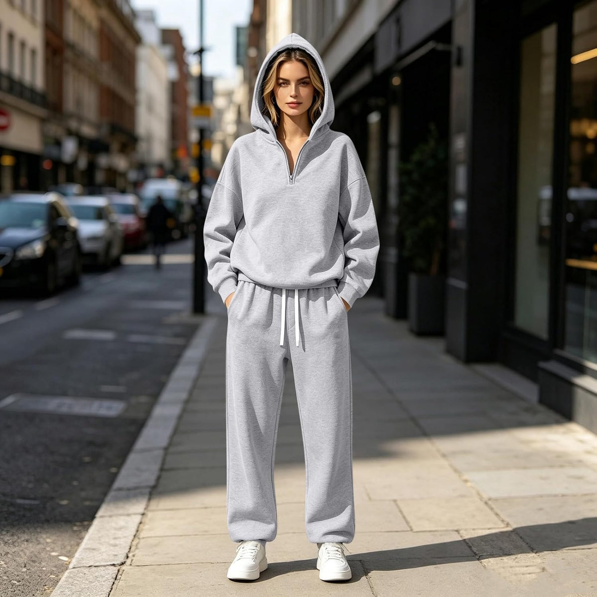 Matching Sweat Set Women Lounge Set 2 Piece Winter Tall