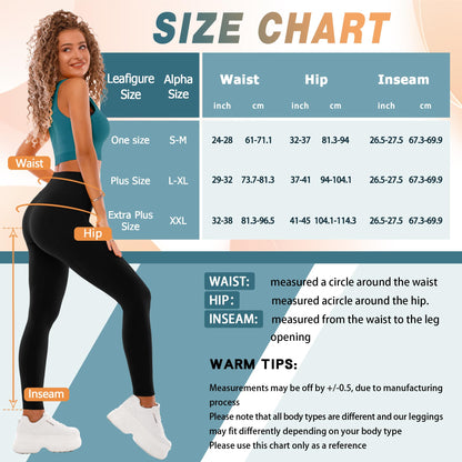SINOPHANT High Waisted Leggings Women with Pockets