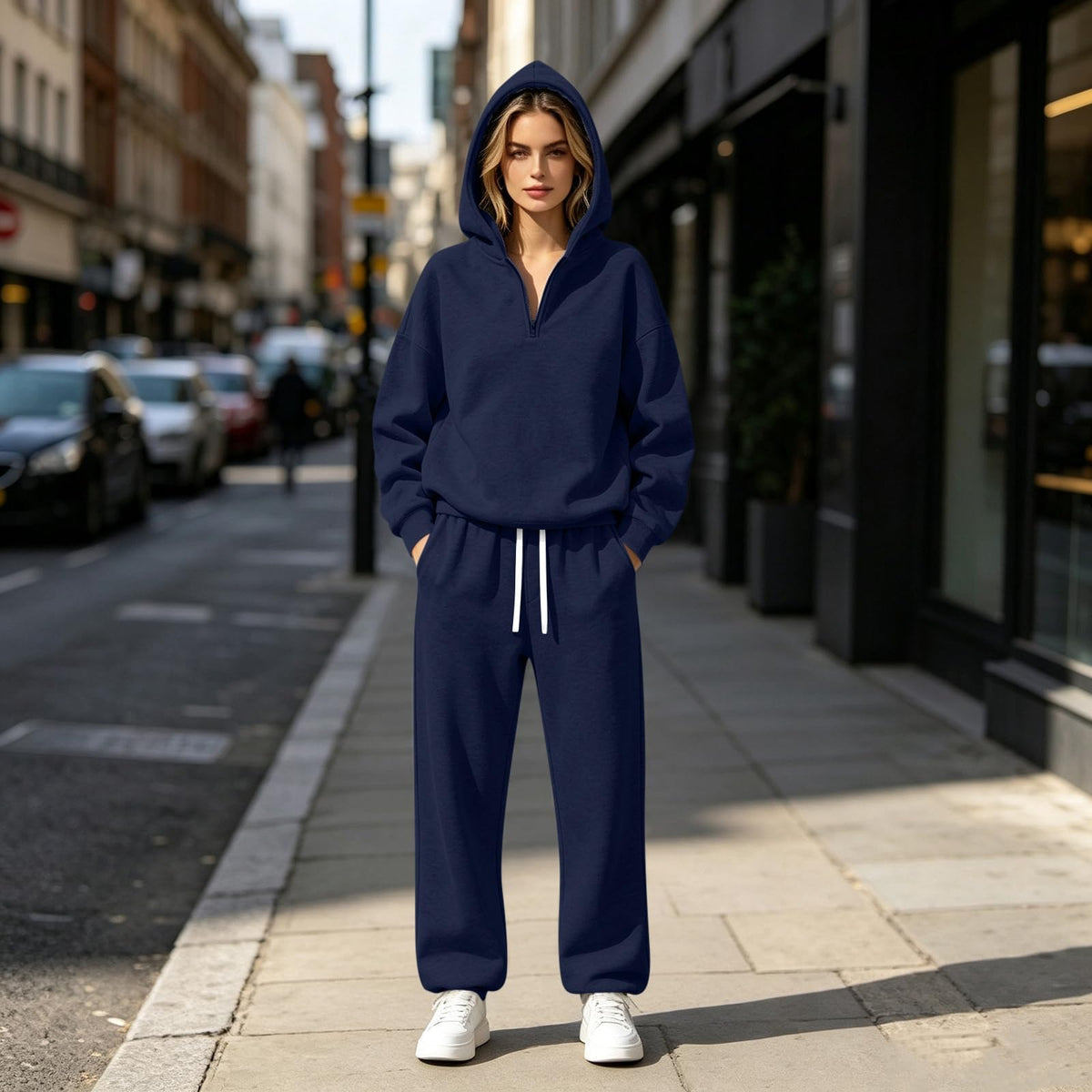 Matching Sweat Set Women Lounge Set 2 Piece Winter Tall