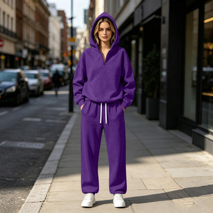 Matching Sweat Set Women Lounge Set 2 Piece Winter Tall